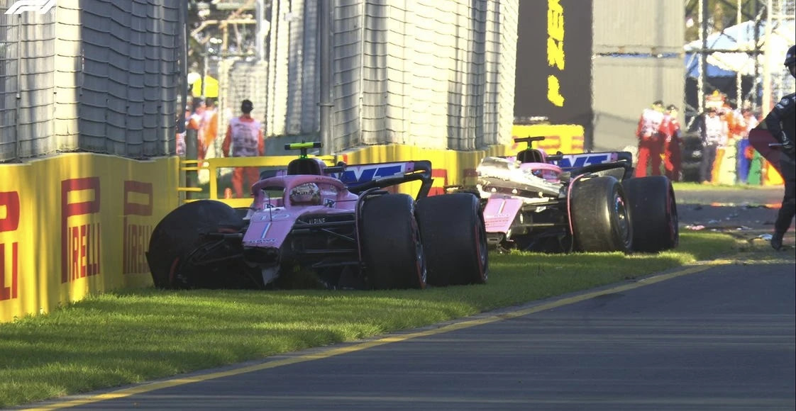 The red flag race Alpine