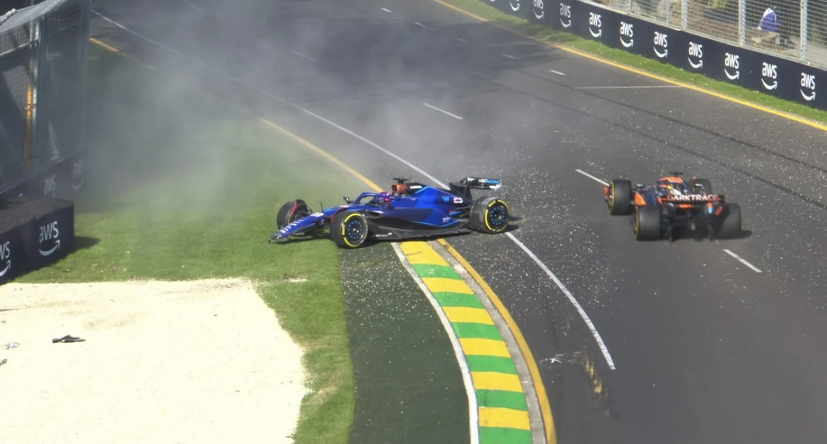 The red flag race Williams