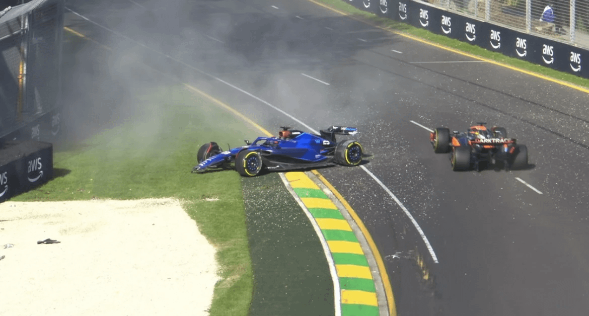 The red flag race Williams