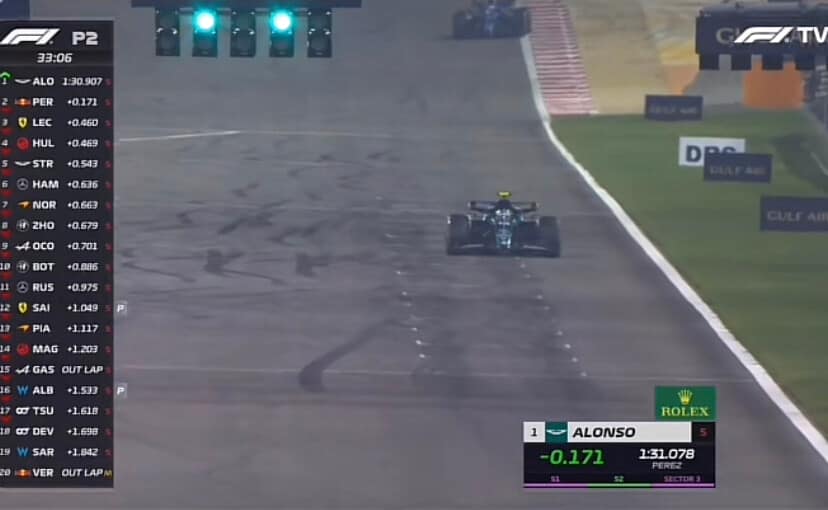 La 33 de Fernando Alonso pole provisional